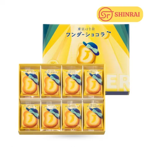Bánh quy kẹp socola Tokyo Banana Wonder – Hộp 16 chiếc | Quà tặng Nhật Bản cao cấp